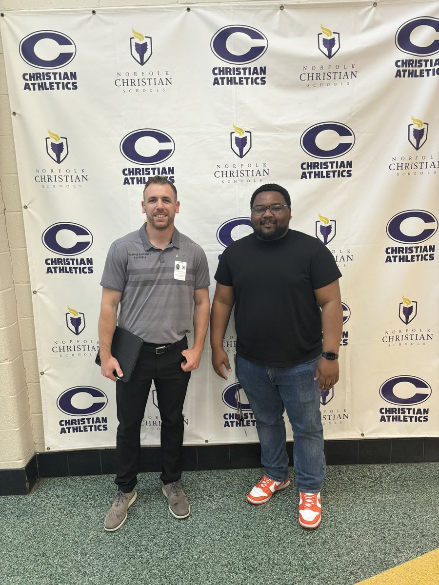 Albert Rice (@rice_albert_) on Twitter photo Thank you coach Wilson and Hampden-Sydney College for coming to check us out! <a href="/CoachRWilson/">Ryan Wilson</a> <a href="/GoNCSFootball/">Norfolk Christian Football ๐</a> Thank you coach Wilson and Hampden-Sydney College for coming to check us out! <a href="/CoachRWilson/">Ryan Wilson</a> <a href="/GoNCSFootball/">Norfolk Christian Football ๐</a>