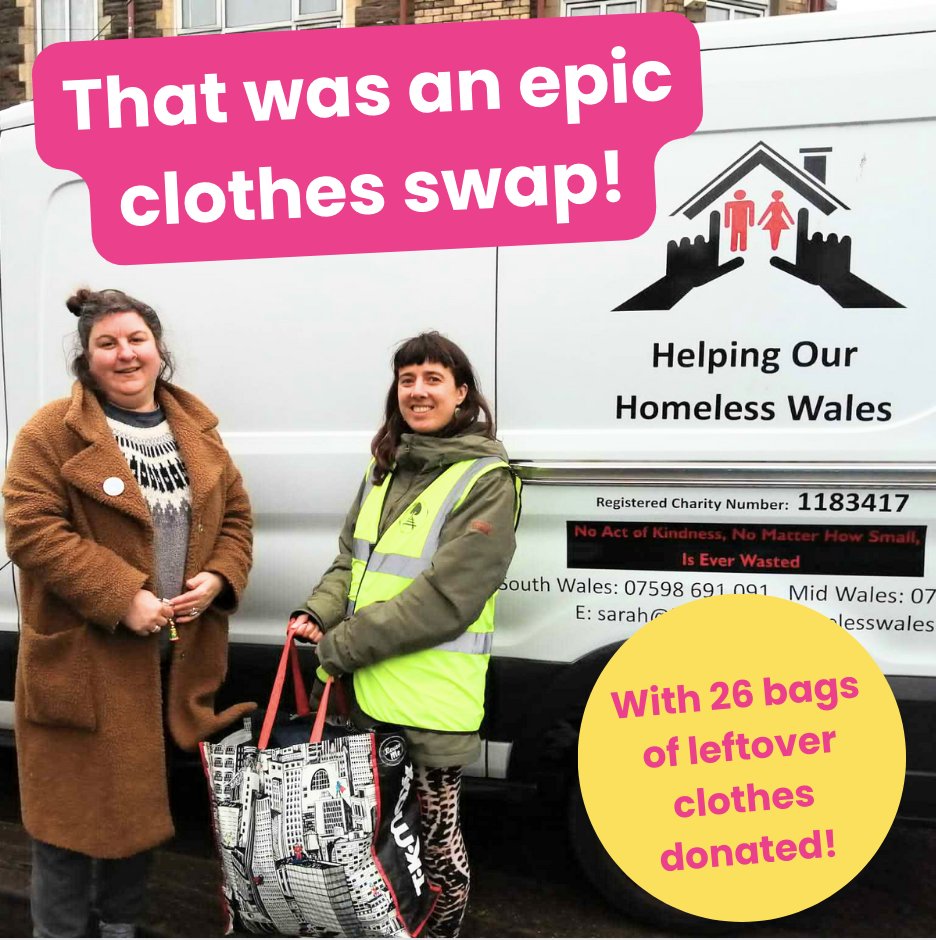 Wow, what a day! Thank you to every single one of you who took part in Saturday's Clothes Swap - if you found something amazing that's new to you, please tell us about it. A huge thank you also to the 16 superstars #volunteers who helped make this possible.
