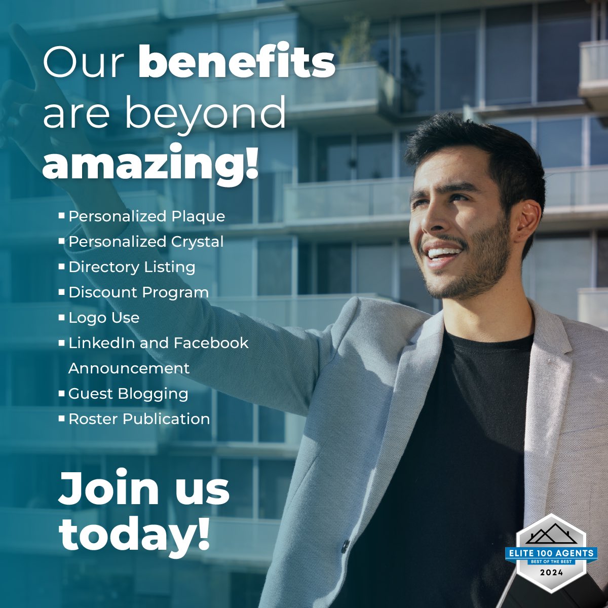Visit: elite100agents.com/join/ and join us NOW to start enjoying these incredible benefits! 🙌 #realestate #realestateagent #luxuryrealestate #elite100agents #californiarealestate #newyorkrealestate #floridarealestate #miamirealestateagent