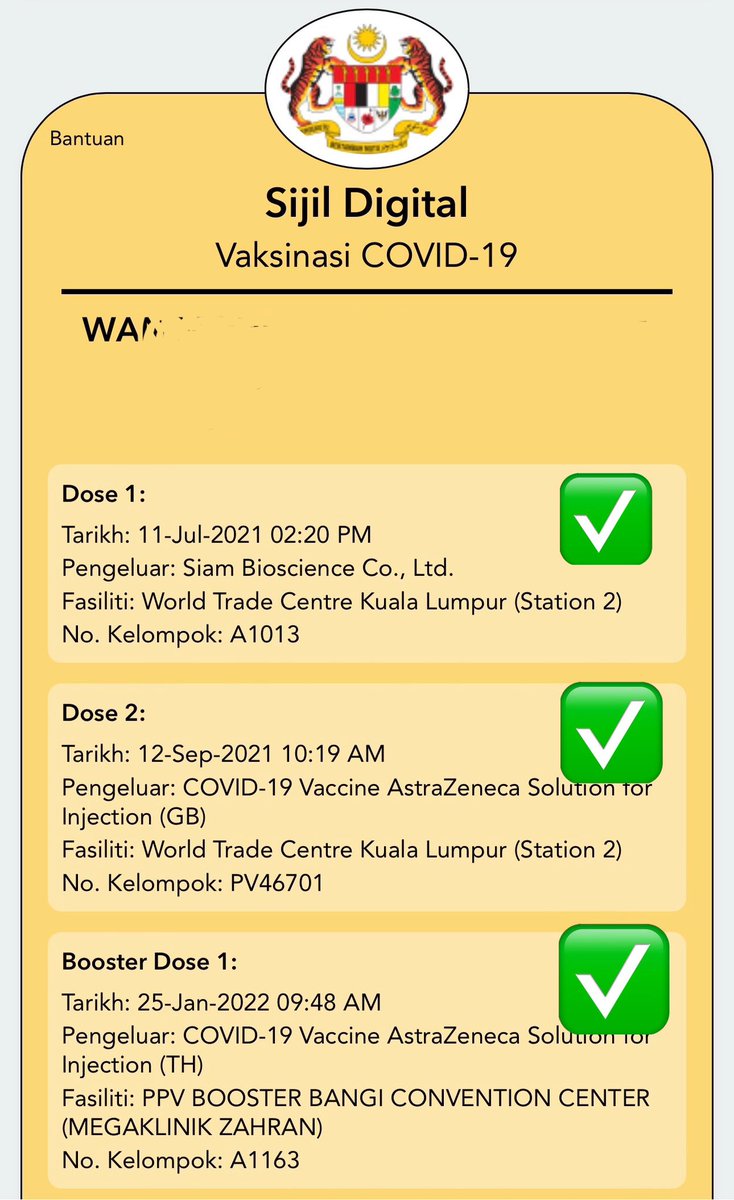 AstraZeneca akui vaksin Covid-19 keluarannya ada kesan sampingan!!!

So, aku nak kena ready apa skrng ni!?

KKM blh saman pengeluar vaksin ni ke tak?
Ada apa2 insurance cover ke apa ke?

🤭