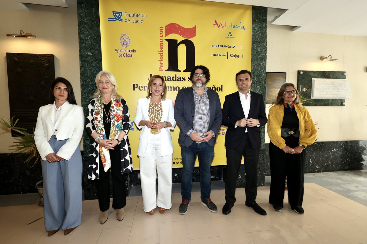 La Diputación patrocina el ciclo 'Periodismo con Ñ' de la @APCadiz. ℹ dipucadiz.es/prensa/actuali…