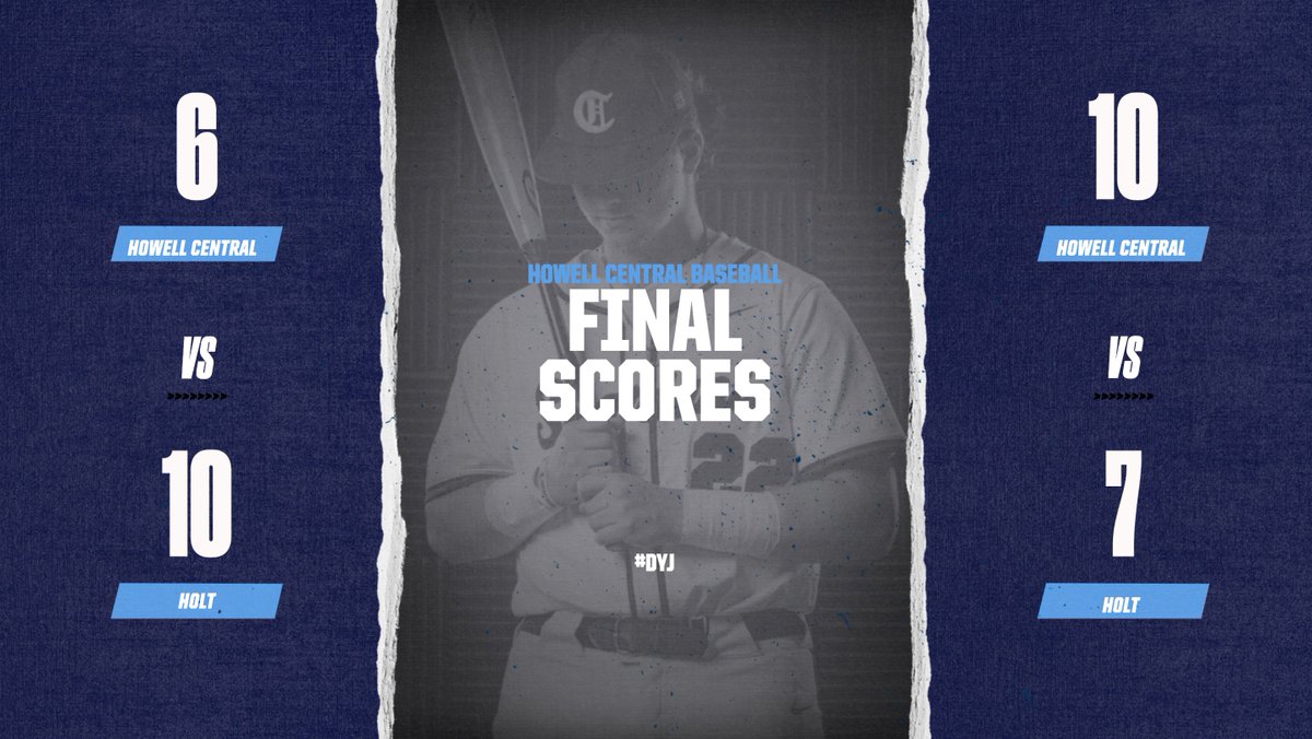 Varsity split with Holt on Saturday. Pearson got the brick going 5 for 5 with 4 RBI. Williams picked up his first varsity win going 4 innings in relief. Chase Radeke added 3 hits. Next game is today at Summit. #DYJ