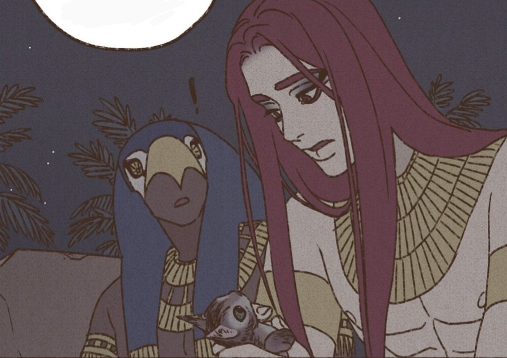 Ennead spoilers //

I'm so glad Horuseth got to talk alone together for a while, they're soooooo cute together!!!!! 😍🥰💖💞💓💖💞💓