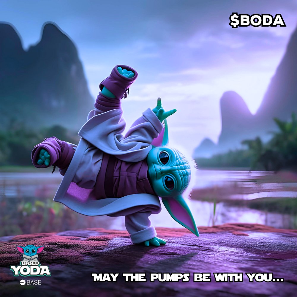 <a href="/MrBarryCrypto/">Mr Barry Crypto</a> $BODA is the one and only; a must-have, Jedi! 🤘🚀

#maythe4th #starwarsday #basedyoda #memewars #beyondbillions 💸
<a href="/YodaBase/">Based Yoda</a> 👑