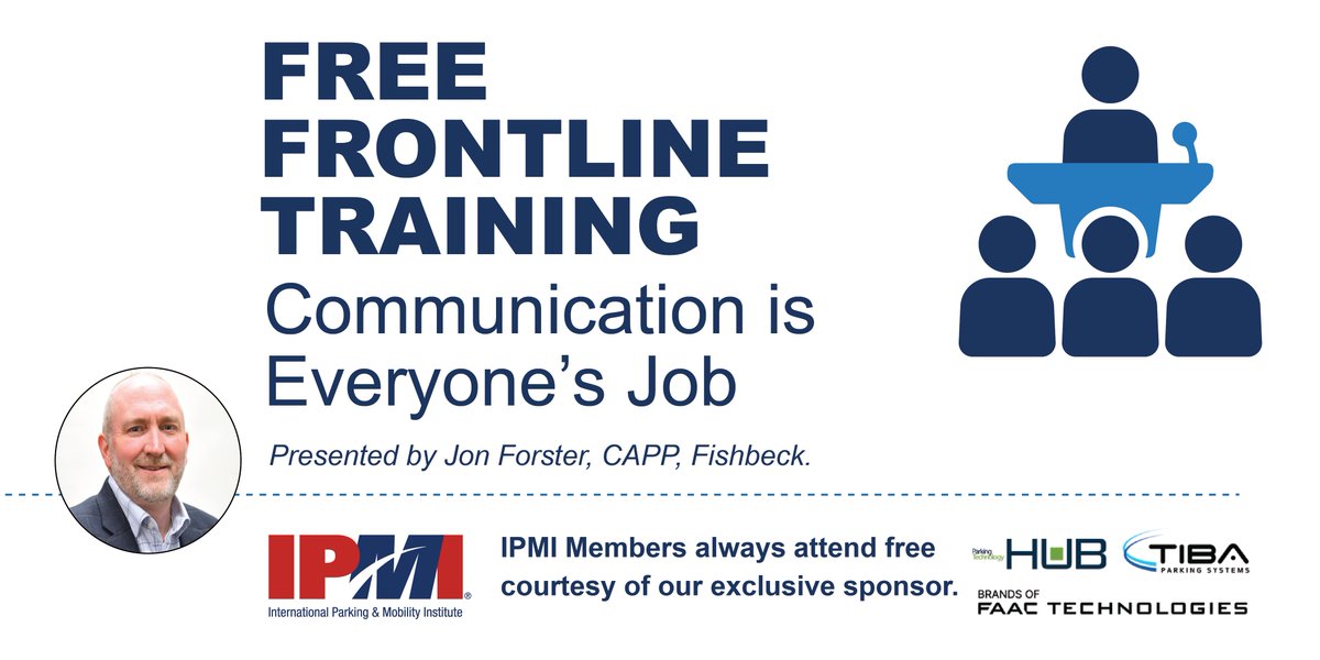 FREE Frontline Training! Good communicators are valued in every organization - learn how to better get your point across. Members always receive Frontline training FREE thanks to our exclusive sponsor, HUB/TIBA Brands of FAAC Technologies. ow.ly/4laG50Rb1cy