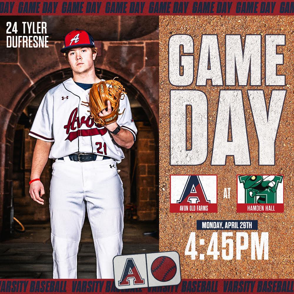 It’s GAMEDAY! 🆚 @HH_Hornets 🗓️Monday, April 29th ⏰4:45 PM 📍Hamden, CT