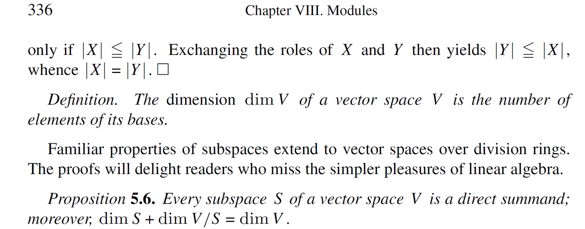 It's fair to say we all delight in the simpler pleasures of linear algebra