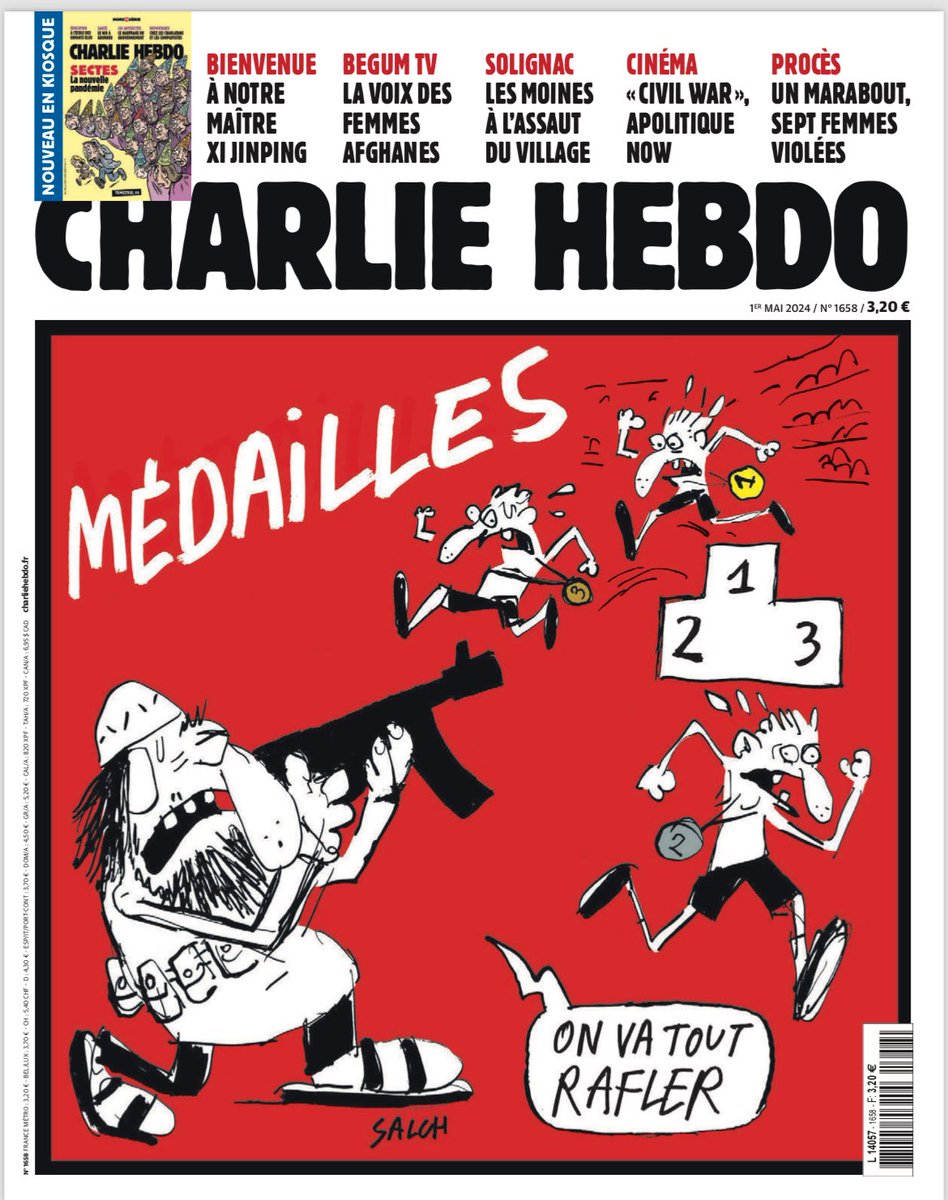 #une ⁦@Charlie_Hebdo_⁩ #RevueDePresse