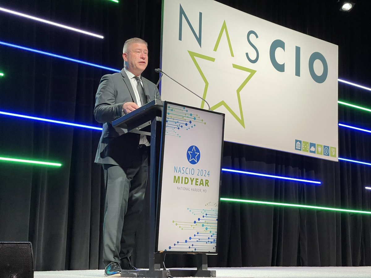 NASCIO President Jim Weaver kicks off #NASCIO24 with 938 attendees in National Harbor #govtech