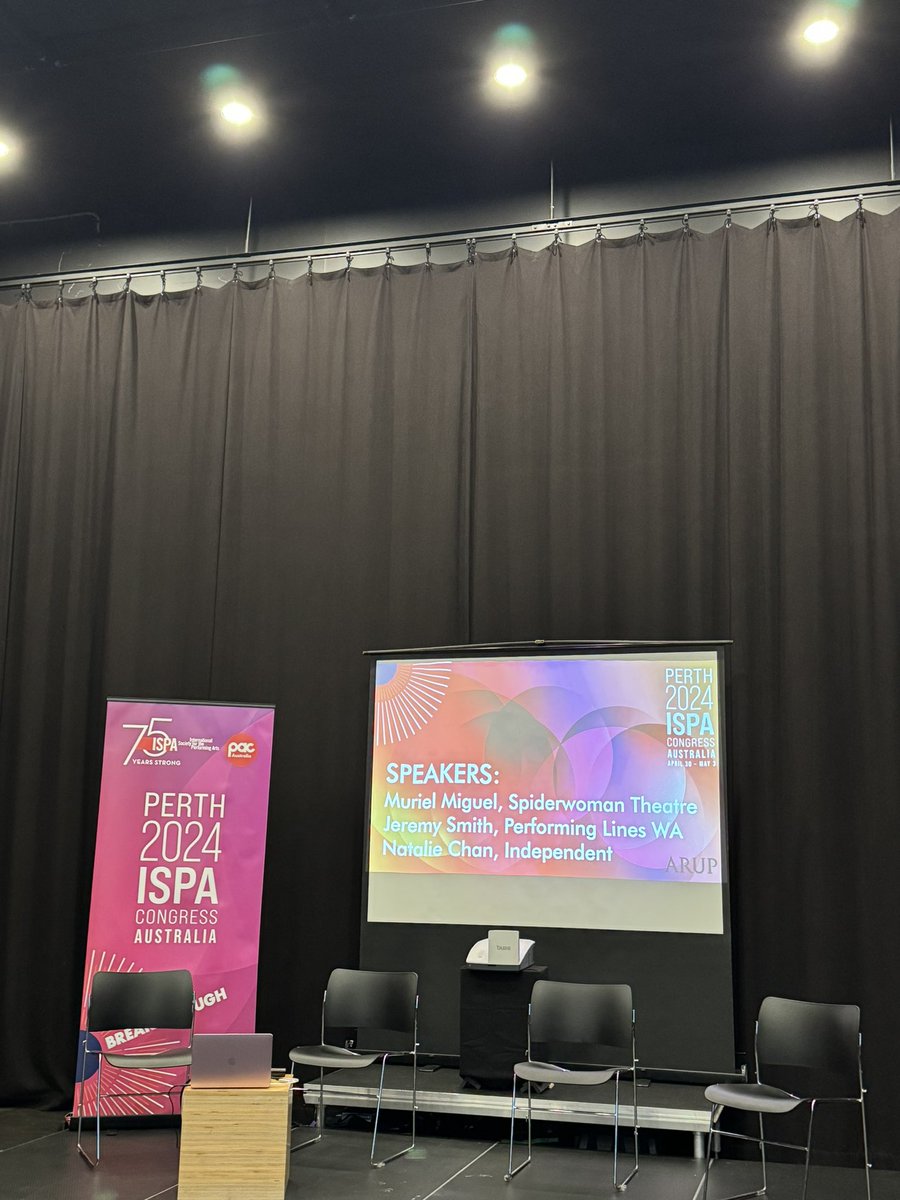 I spoke about what I learned from it in terms of trends and lived experience of navigating being new into arts leadership @STC_of_WA , in today’s arts sector, I’ve had much joy but also tough bits (obvs 😍☹️) grateful to @ISPA_global for allowing me to share it all authentically