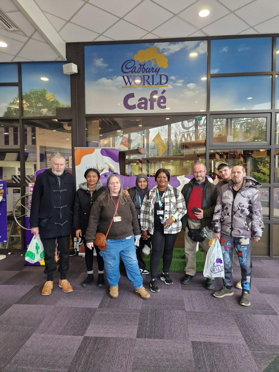 Last week our residents from our Learning Disabilities Services team had a sweet treat at @CadburyWorld! We support our residents to try new things and organise trips to build confidence.
