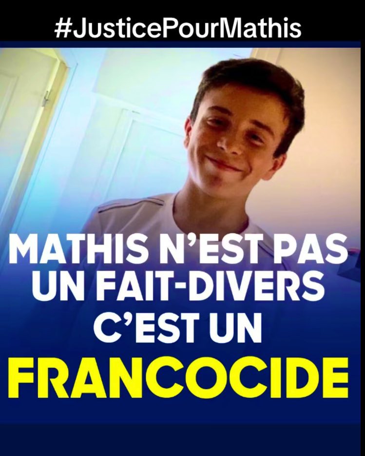 En France le soucis ' c'est les #fachos ' l'#extrêmedroite ...
Non le VRAI soucis c'est les #gauchistes, #islamogauchistes en bref l'#immigration non contrôlée ! #stopimmigration #Remigration !!!! #FrexitVite

#JusticePourMathis
#Mathis #MacronDestitution #lafrancestuncoupegorge