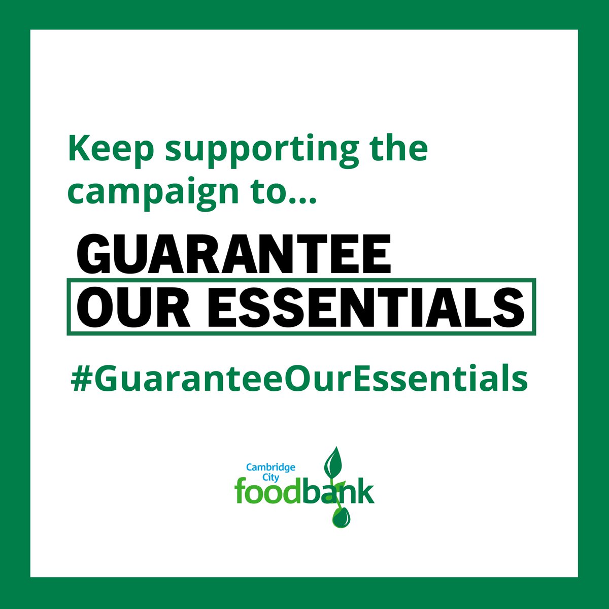 Over the last 12 months, the need for our support has grown by 15%.

We need to ensure that the level of social security payments allows people to afford the basics. This is why we’re backing the #GuaranteeOurEssentials campaign.

Learn about the campaign: trusselltrust.org/get-involved/c…
