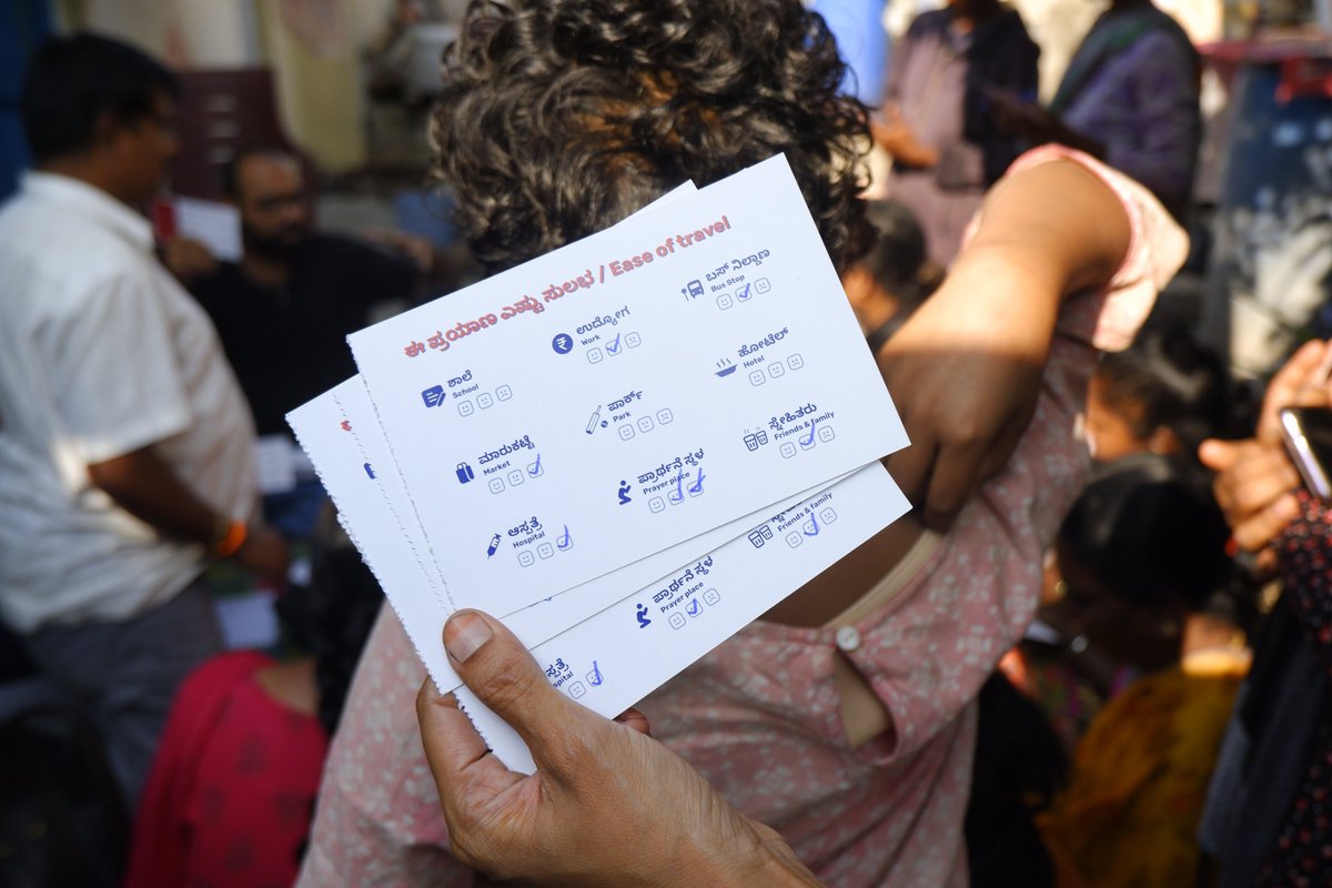 BengaluruMoving's tweet photo. We are working towards an inclusive city, where all residents' needs are considered. #PeopleFirstCities
We audited quality of life experienced by people in Bengaluru's informal settlements.
These audit cards are powerful tools to amplify the voices and felt needs of people! https://t.co/Ob1E3iCdFG