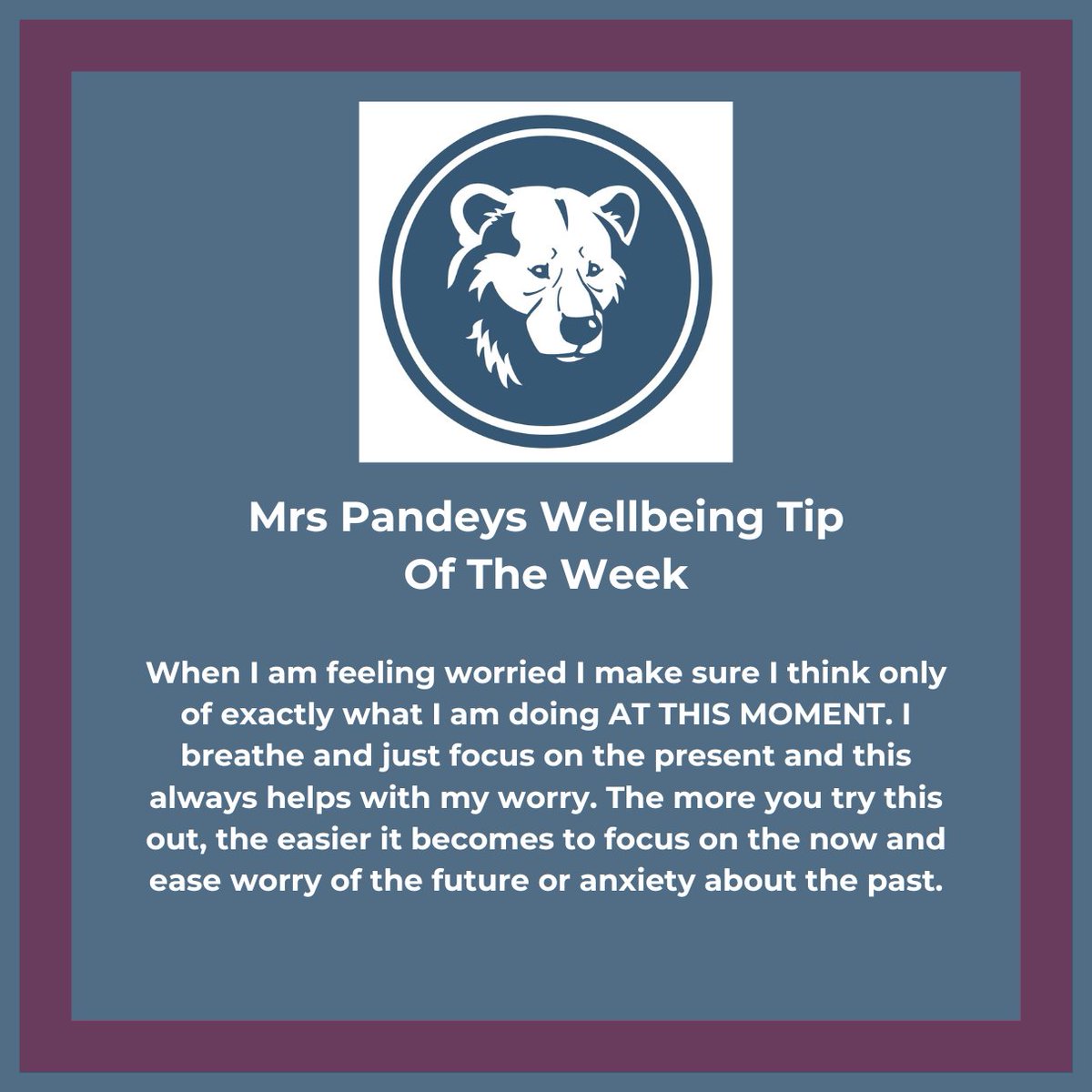 Mrs Pandey's much anticipated wellbeing tip of the week... ❤️ #LongacreSchool #SurreyPrepSchool #PrepSchool #PrePrepSchool #LongacreLife #PrepSchoolLife #PrepSchoolwellbeing #SurreyMums #IndependentSchool #PrePrepLife #prepschoolwellbeing #happykids #happychildren