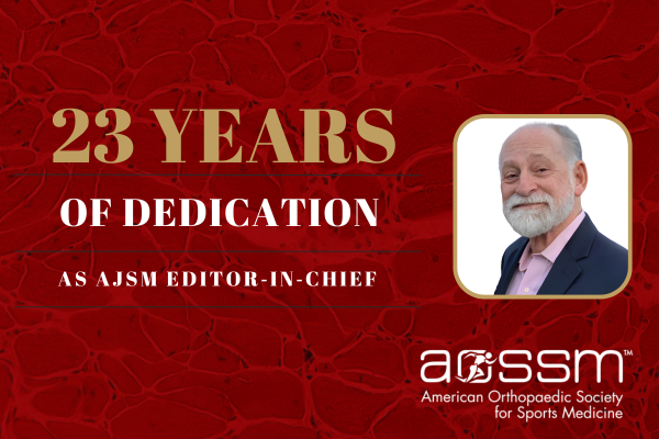 Bruce Reider, MD, announced his plans to transition the role of Editor-in-Chief of @AJSM_SportsMed at the end of 2024. He will continue as Editor-in-Chief of @OJSM_SportsMed and host of the Easy Reider podcast. Read more: ow.ly/Z6eR50RqHeO