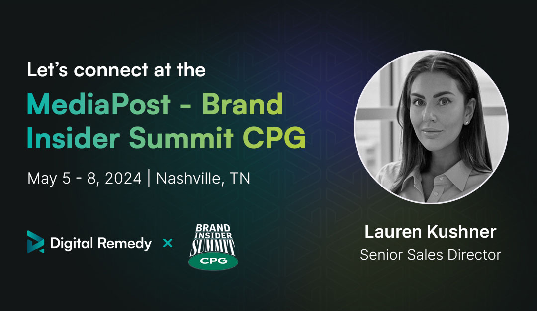 #DigitalRemedy is a sponsor of the @MediaPost #BrandInsiderSummit CPG, where Lauren Kushner will join influential industry leaders in #Nashville as they dig into the future of #CPGMarketing. If you're also attending, reach out to meet up!

#MediaPost #MediaEvents #Networking