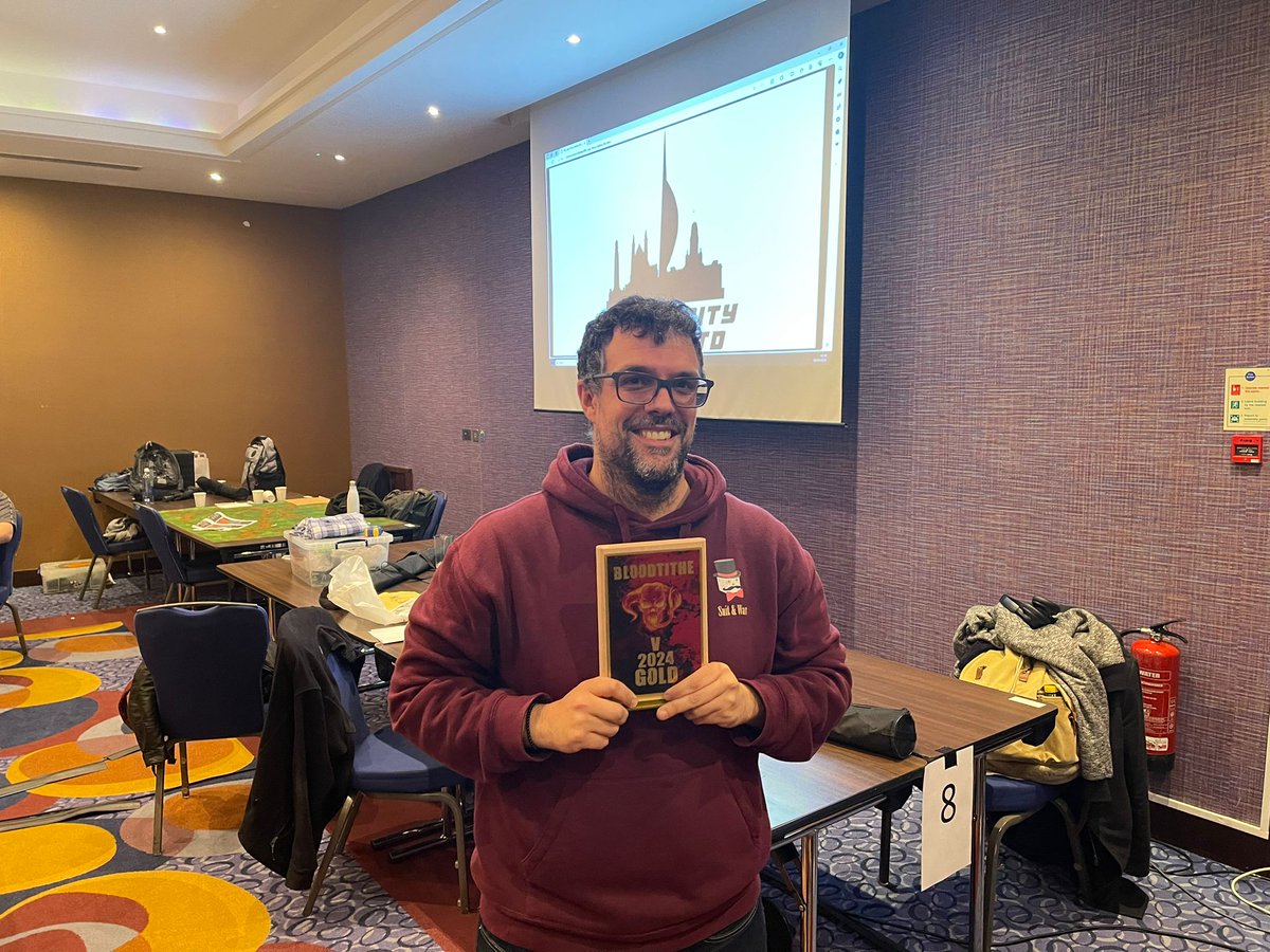 Player voted Best Painted, a lovely flayed Gargant army courtesy of Raul Sanchez <a href="/AosSpain/">Team Spain AoS</a>