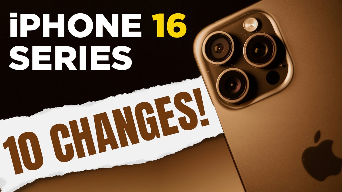 iPhone 16 Series: 10 New Changes to Expect! ✅
.
🔗 youtu.be/zlH0bQdSl9U
.
#iPhone16 #iPhone16Pro #iPhone16Ultra #Apple