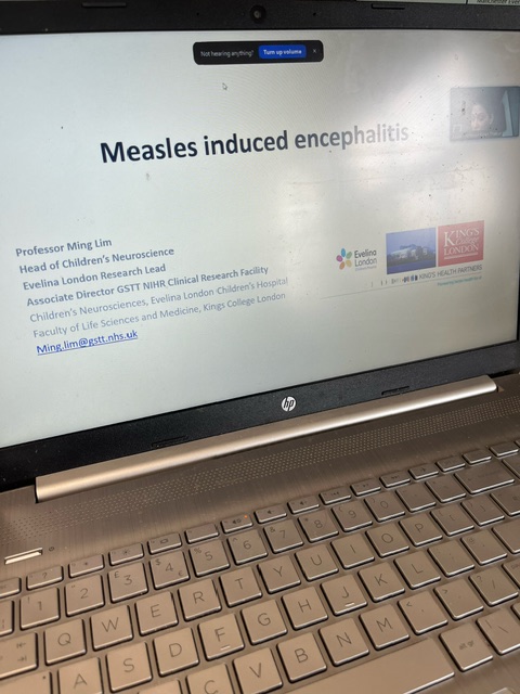 We're just in the middle of our Vaccine-preventable Encephalitis Webinar with Professor Ming Lim just starting his talk. If you'd like the recording please email mail@encephalitis.info #WorldImmunizationWeek #Vaccinepreventable