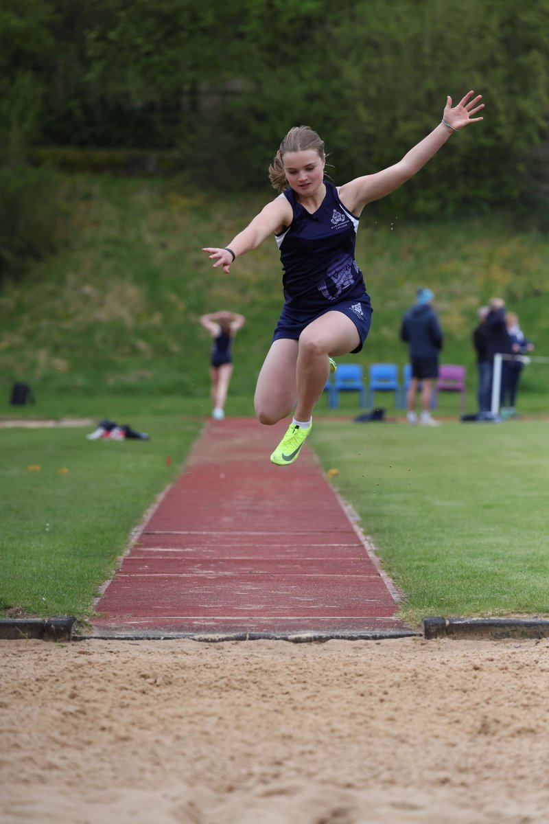 Well done to Emily S who broke the school record for the Long Jump on Saturday with a distance of 5.27m. The previous record was Charlotte Longden's (NC 2016-21) 5.1m.