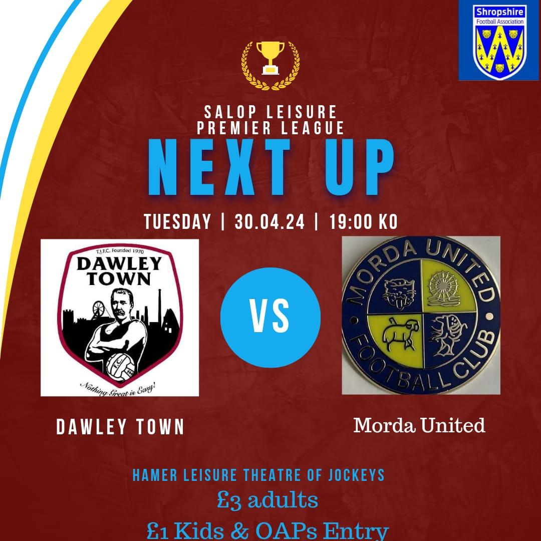 NEXT UP 👇 👇 👇 Looking to bounce straight back after Saturdays disappointing 0-4 home defeat to @StrettonFC We host another top side @MordaUnitedFC Get down and show the lads your support