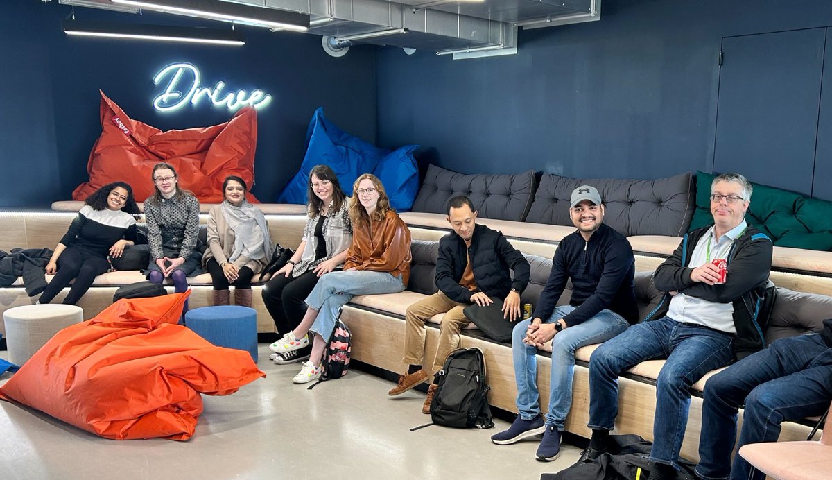 CyberSecCDT's tweet image. A snap of our CDT Cyber Security students at their recent visit to @immersivelabs - a big thank you to the team for hosting our students and sharing all about the work that they do and how they achieve it - a thought-provoking and discussion-led day all round.