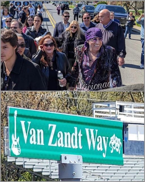 Credit: FB Congrats to Steve Van Zandt (Silvio) and his brothers for recently having a street named after them in their hometown of Middletown, New Jersey! 📷 #sopranos