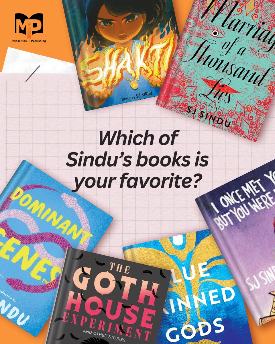SJ Sindu (@SJSindu) is a Tamil diaspora author of two critically acclaimed literary novels (MARRIAGE OF A THOUSAND LIES and BLUE-SKINNED GODS), two award-winning hybrid chapbooks (I ONCE MET YOU BUT YOU WERE DEAD and DOMINANT GENES), two graphic novels (SHAKTI and TALL WATER),