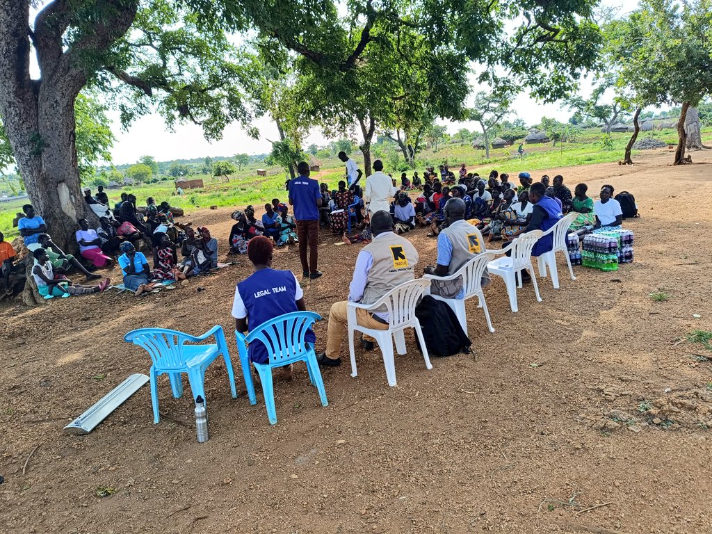 UGANET IN THE FIELD!! Our team is attending the Omugo Zonal meeting in Arua District with some of the leaders and partners in Omugo, chaired by @OPMUganda. #UGANET4SocialJustice