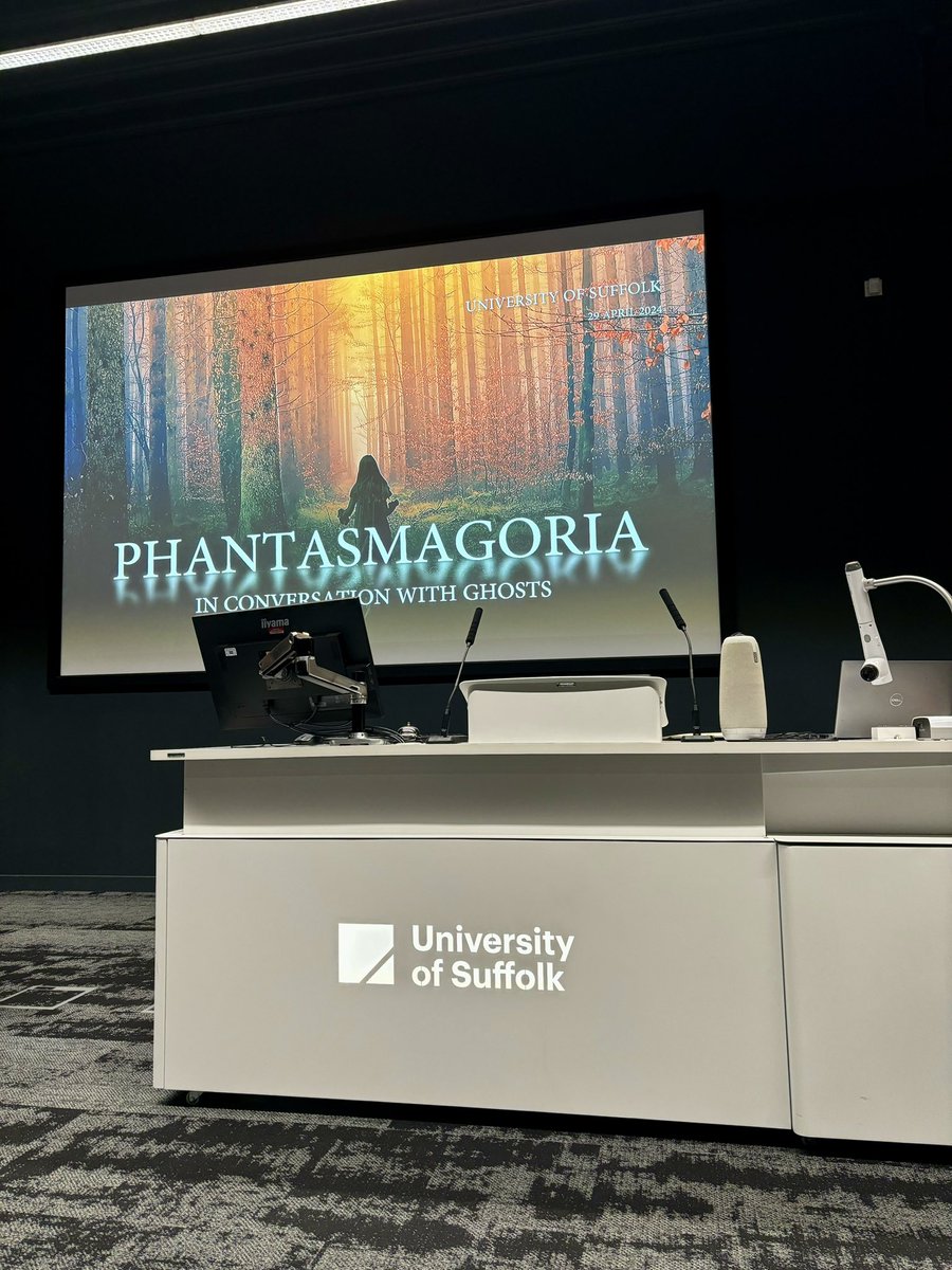 Today’s the day! Very excited to be attending (and running) #Phantasmagoria #SuffolkHaunts2024 🖤👻 I will be sharing a flavour of the spooktacular action through this thread so please share and follow to hear about the amazing papers throughout the day!