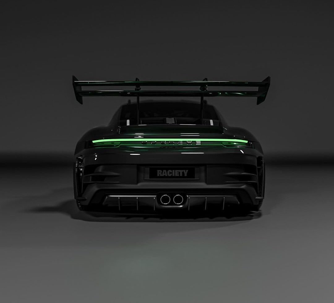 Porsche 911 GT3 RS spec'd in Hulk Black