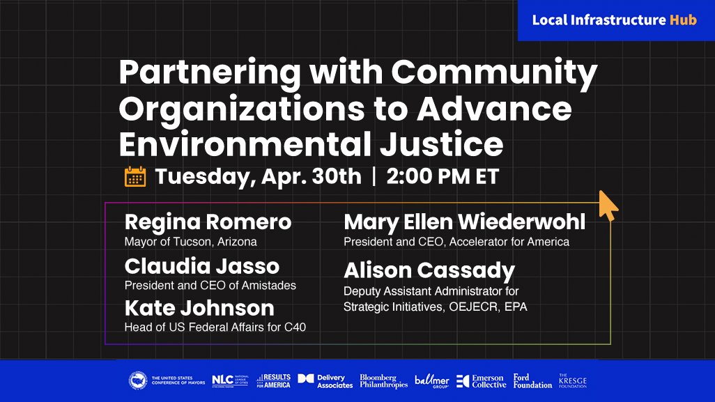 Partnering with local organizations is key to environmental justice. Join mayors, community based organizations, & policy leaders to discuss how partnerships enhance the impact of local climate projects. REGISTER ➡️ bit.ly/EjCBO24