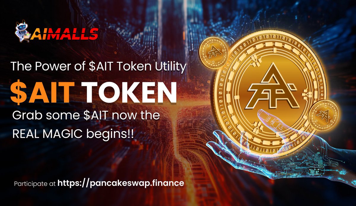 📢 The Power of $AIT Token Utility!🔥 Your Passport to endless opportunities,where interaction sparks pure magic!😱 Discover the magic and make it happen with $AIT by:👇🏼🔥 1️⃣Marketplace token driven by AI. 2️⃣Buy ads for store promotion. 3️⃣Access exclusive content/products.