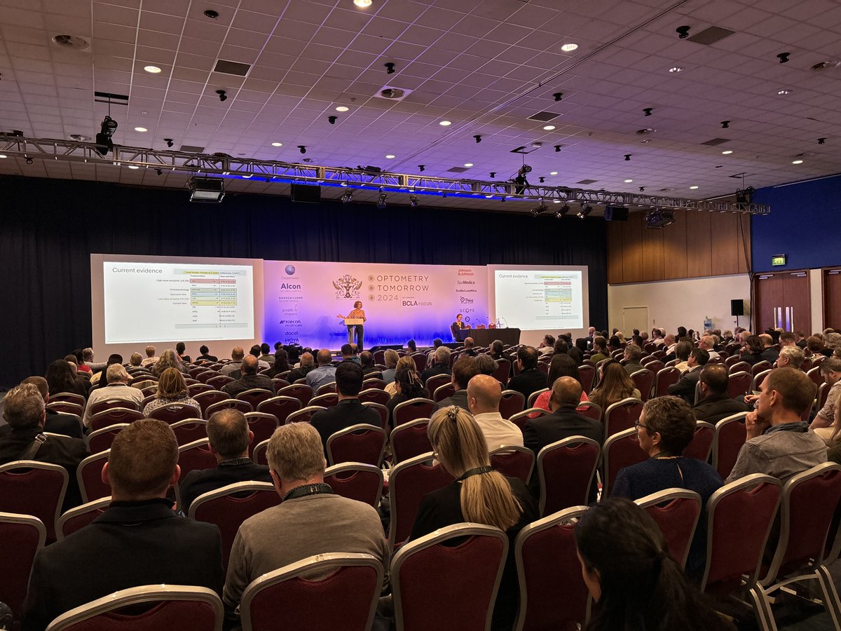 Today’s keynote with Professor Kathryn Saunders FCOptom takes a look at #myopia management, including current evidence, recent developments and the future direction at #OptomteryTomorrow #BCLAFocus @PlusTwoFifty