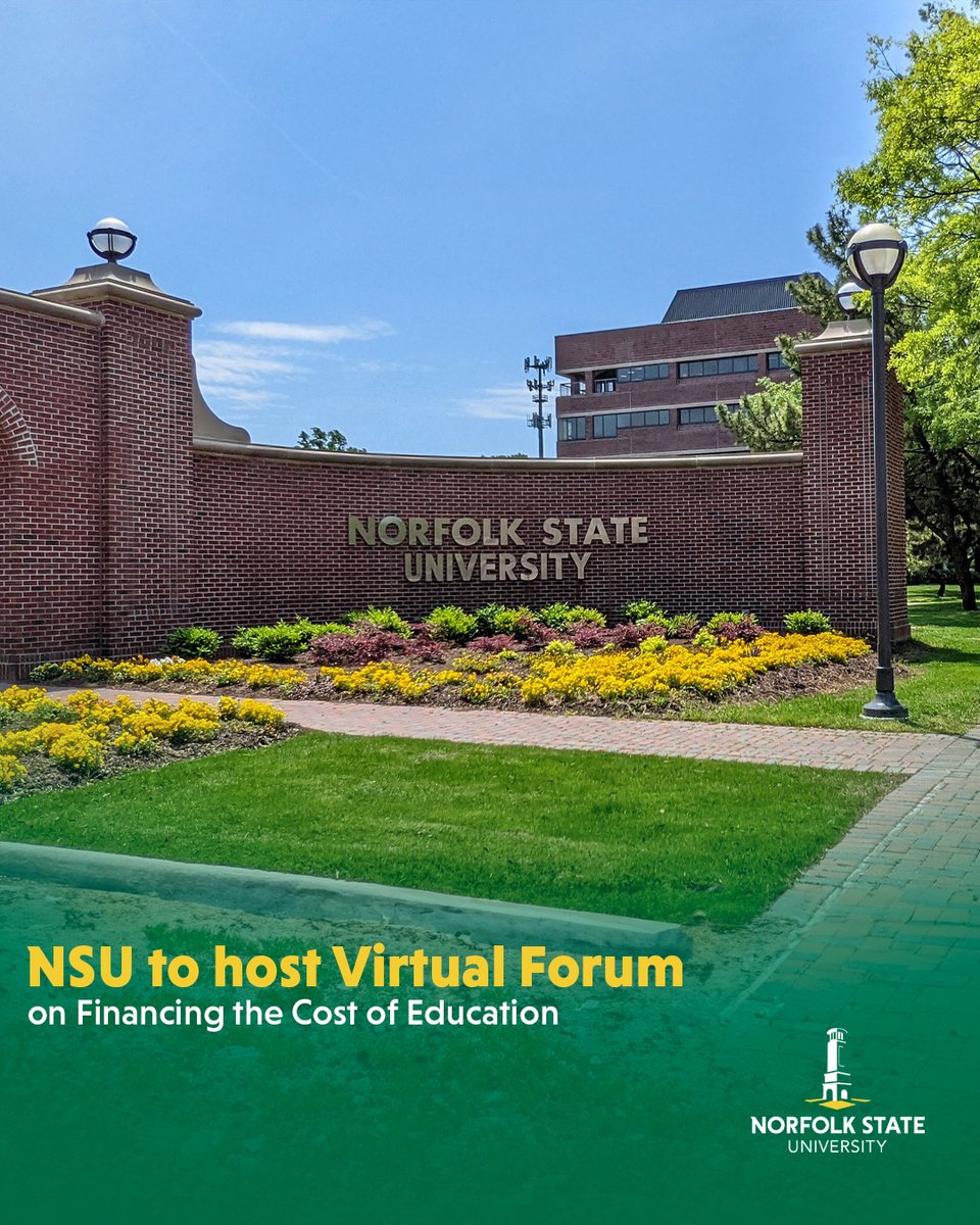 The NSU Administration is hosting a virtual forum to discuss financial aid, changes to tuition, as well as the recent FAFSA delays. The forum will be via webinar at 3:30 p.m. on Monday, April 29, 2024. To access the webinar, please click here: nsu-edu.zoom.us/j/96543274245