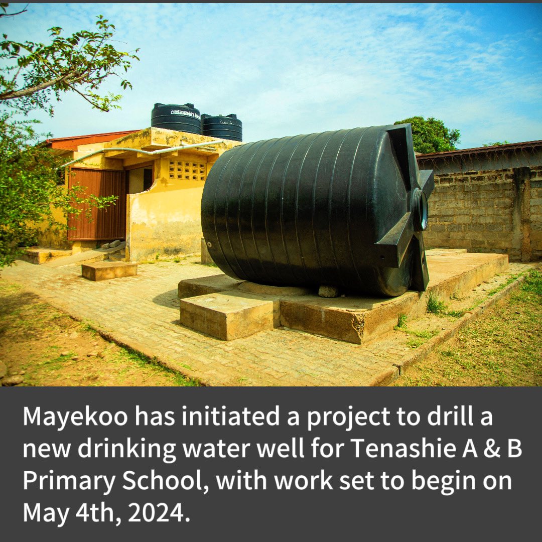Every child deserves clean water. We're starting the construction of the well at Tenashie Primary this weekend. Help us make a difference! #CleanWater #TenashieSchool #Fundraise