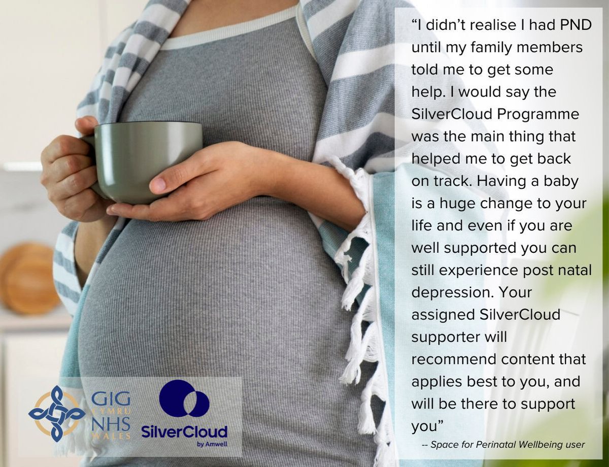 It’s Maternal Mental Health Awareness Week.

Do you know a new parent struggling with low mood or anxiety? Find out more about the FREE help online all year round from NHS Wales 👇

👉bit.ly/MaternalMHWeek…👈

#MMHAW #MaternalMentalHealthMatters #Powys #MidWales #PPPAwarenessDay