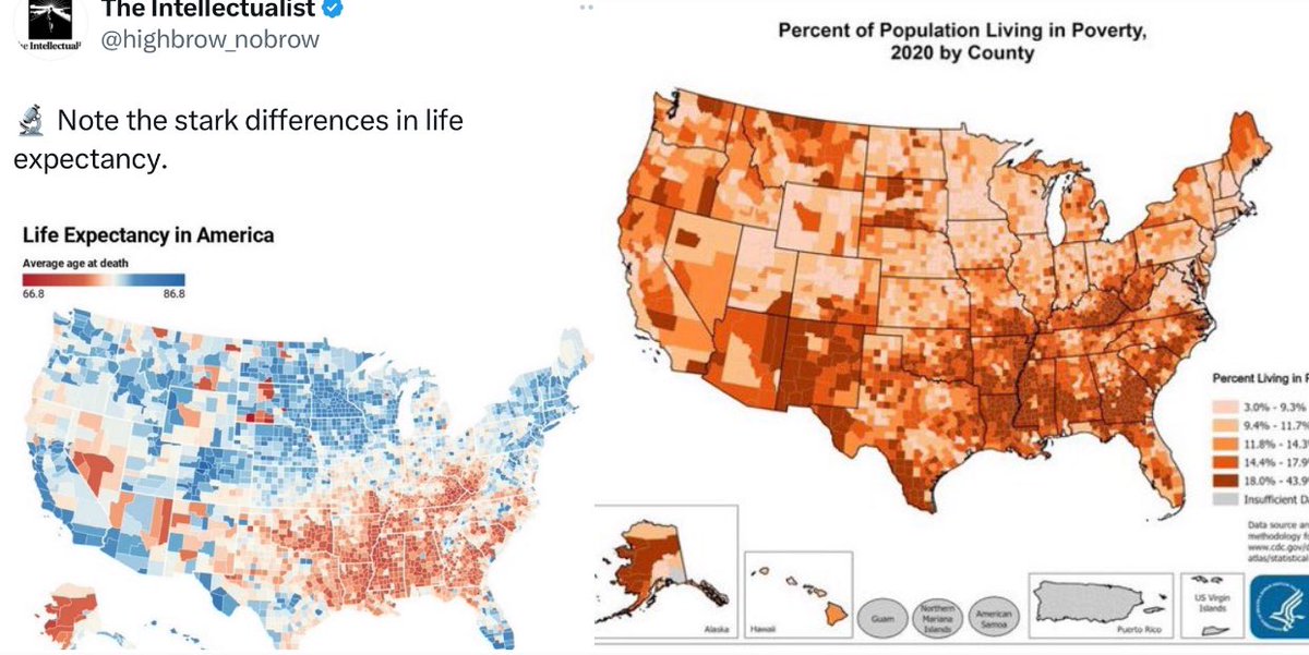 Life expectancy is lower in GOP-controlled states like ours. Higher poverty, underfunded education, blocked health care coverage, lots of guns… this is what the Republican supermajority gives us. And they block any effort to change it, calling it “socialism”