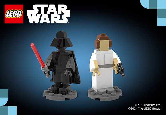 Build a @LEGO Star Wars™ Darth Vader™ and Princess Leia™ and take them home with you!
04/05 - 10:00 to 12:00
05/05 - 12:00 to 14:00

#Lego #MidsummerPlace