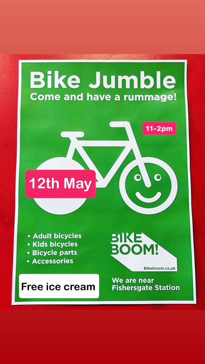 Our next jumble is on Sunday 12th May. Come and have a rummage!