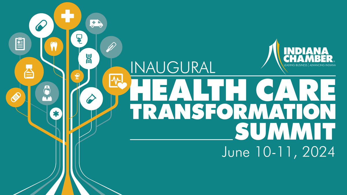 HEALTH CARE TRANSFORMATION SUMMIT (June 10 11): Explore the present and future of health care at this inaugural summit, a comprehensive gathering of large health care stakeholders to foster ideas and solutions. | Presented by CVS Health. Register: indianachamber.com/event/health-c…