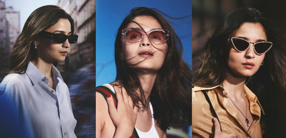 Global brand ambassador Alia Bhatt for GUCCI eyewear campaign.💅🏻

#AliaBhatt