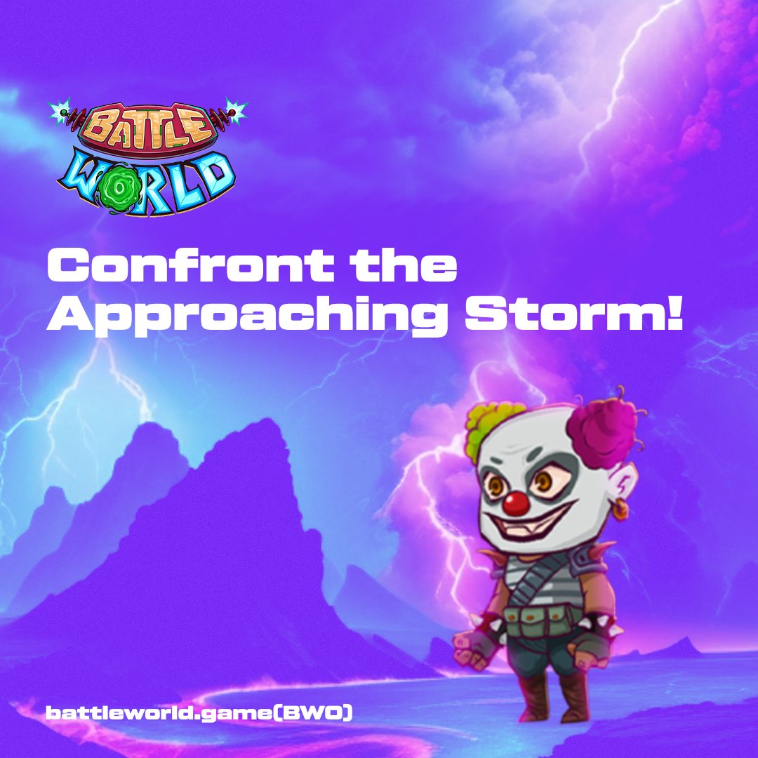 🌪️ Confront the Approaching Storm! 🌪️ Prepare to evade the encroaching tempest or face its wrath head-on. Can you outpace nature's fury and claim victory? Buy $BWO: htx.com/trade/bwo_usdt/ #StormOnTheHorizon #Nature'sFury #BattleWorld
