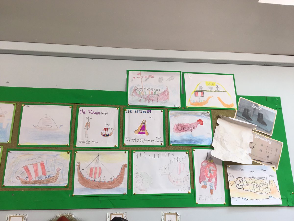 We are enjoying our new history topic all about the Vikings. Can you spot Viking Toomes! #learn #StJohnsCurriculum