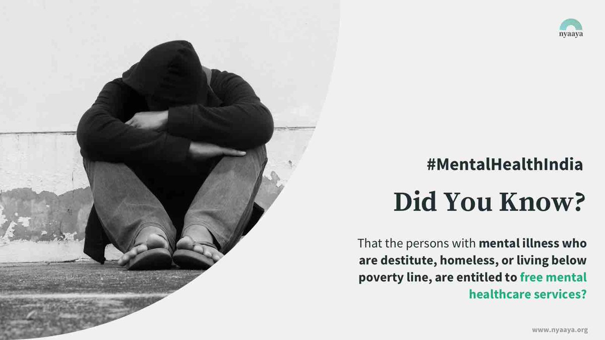 Government-funded mental #healthcare services include acute care, halfway homes, family support, and child and elderly #mentalhealthservices. 🏥
Learn more about your right to access government-funded mental health care in India by visiting  ow.ly/XTzK50RqLCl #mentalhealth