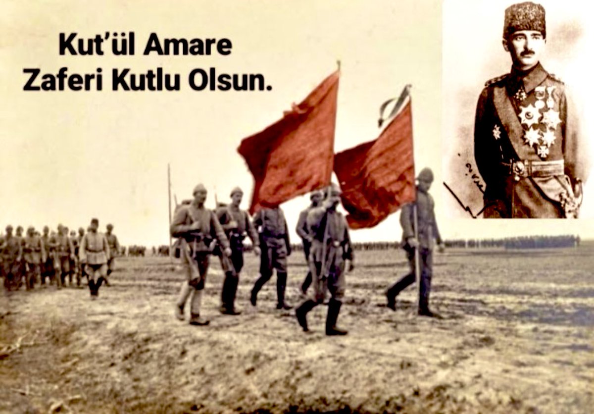 Şanlı tarihimizin unutulmaz destanlarından biri olan Kut'ül-Amare Zaferi'nin 108. yıl dönümünde, Halil Paşa’yı, kahraman şehitlerimizi ve gazilerimizi rahmetle, minnetle ve saygıyla anıyorum.

#KutulAmare