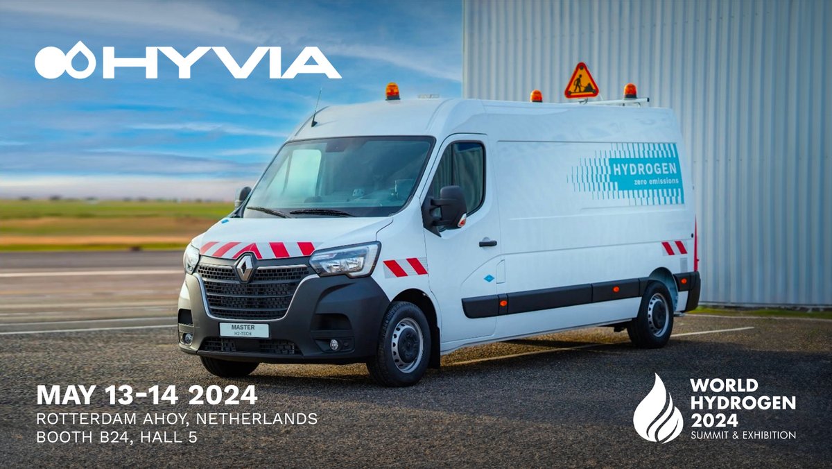 WORLD HYDROGEN SUMMIT 2024 – ROTTERDAM: HYVIA & RENAULT NETHERLANDS AT THE FOREFRONT OF HYDROGEN MOBILITY IN EUROPE

Check our press release here 👉 hyvia.eu/en/press-relea…

#greenhydrogen #plug #renaultgroup #H2mobility #energytransition #innovation