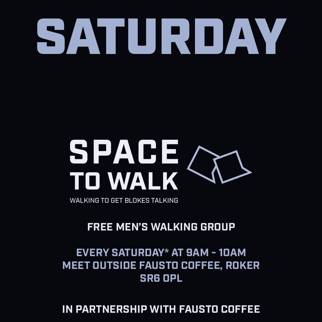 @BeaconofLight Saturday is our weekly men's walking group from @fausto.coffee in Roker!

Come for a morning walk to clear your head and get that feelgood factor of being outdoors, walking with lads who are there to support each other.