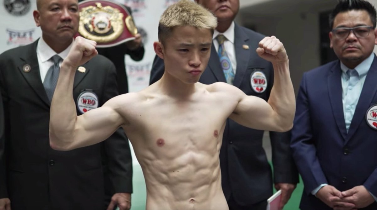 🇵🇭 Regie Suganob (14-1) & 🇯🇵 Kai Ishizawa 石澤開 (11-3) both weigh an identical 107.2lbs ahead of Tuesday's 12 round main event as Suganob defends his WBO Global Light Flyweight title for the first time in Tagbilaran City,  Philippines 🇵🇭